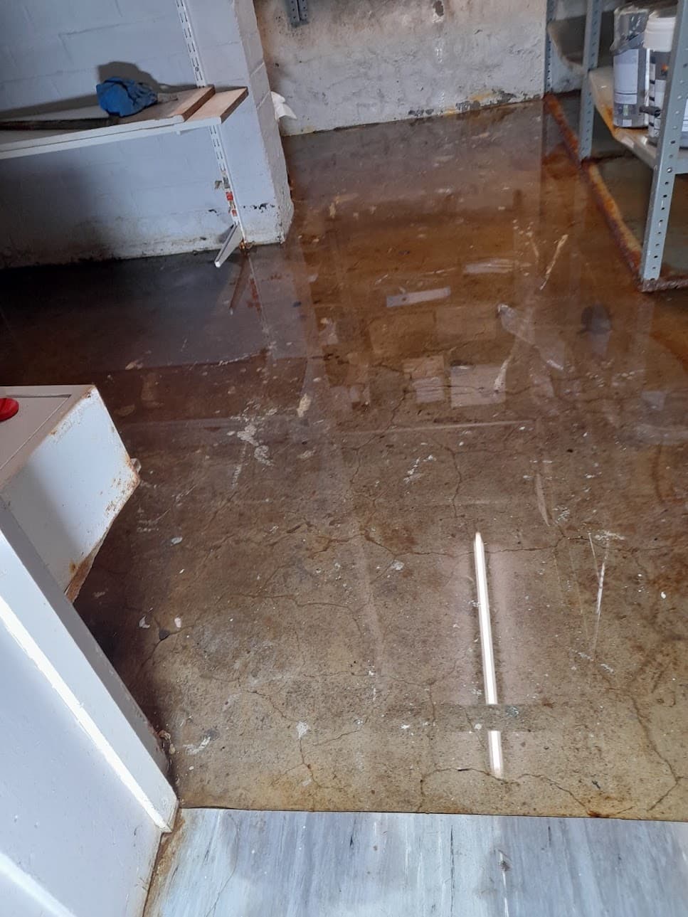 Flooded area
